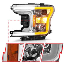 Load image into Gallery viewer, Anzo FORD F-150 18-20 PROJECTOR PLANK STYLE SWITCHBACK HEADLIGHTS CHROME