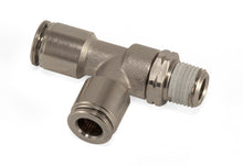 Load image into Gallery viewer, Run Tee- Male 1/8" NPT X 1/4" Tube X 1/4" Tube