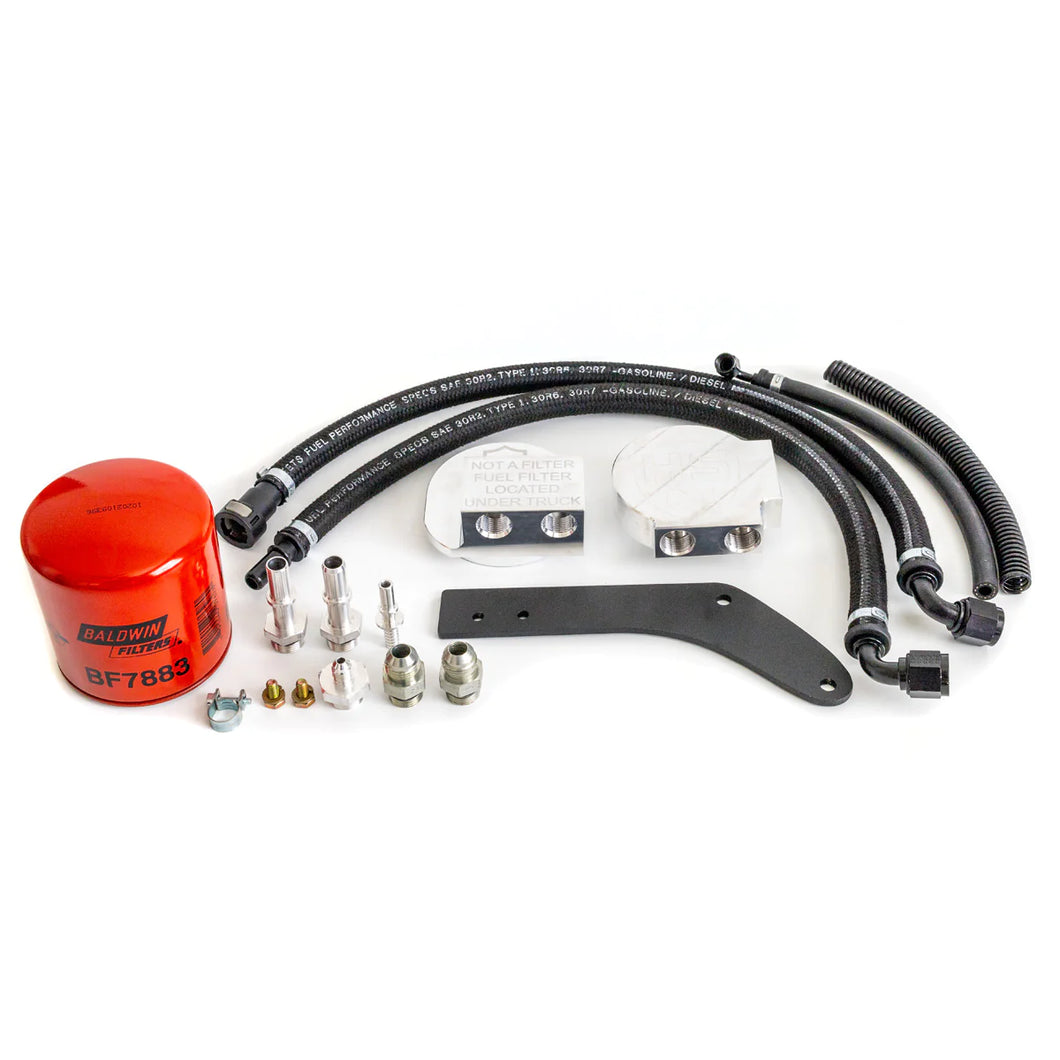 2011-2016 Ford 6.7L Power Stroke Upper Fuel Filter Relocation Kit