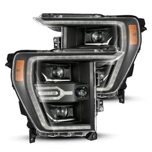 Load image into Gallery viewer, AlphaRex 21-23 Ford F150 / 21-23 Ford F150 Raptor LUXX-Series LED Projector Headlights Black