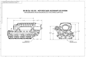 MAGNUSON UNIVERSAL LS SWAP GM LS3 6.2L TVS2650R HOT ROD SUPERCHARGER SYSTEM