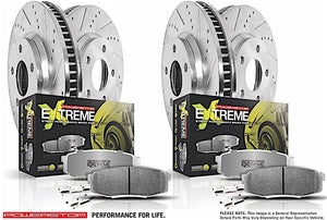 Power Stop Z26 Street Warrior Brake Upgrade Kits (Front and Rear
