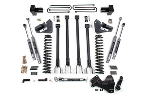 BDS 4 Inch Lift Kit | 4-Link Conversion | Ford F250/F350 Super Duty (17-19) 4WD | Diesel