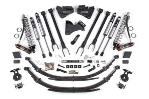 BDS 4 Inch Lift Kit w/ 4-Link | FOX 2.5 Performance Elite Coil-Over Conversion | Ford F250/F350 Super Duty (17-19) 4WD | Diesel