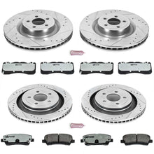 Load image into Gallery viewer, Power Stop Z26 Street Warrior Brake Upgrade Kits (Front and Rear) K6810-26