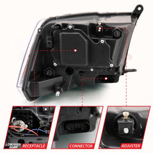 Load image into Gallery viewer, ANZO 111441 2009-2018 Dodge Ram 1500 Projector H.L. Switchback Black Amber