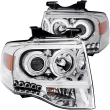 Load image into Gallery viewer, ANZO 111114 2007-2014 Ford Expedition Projector Headlights Chrome