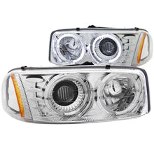 Load image into Gallery viewer, ANZO 111294 2007-2013 Toyota Tundra Projector Headlights w/ U-Bar Black