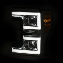 Load image into Gallery viewer, ANZO 111389 LED Headlights 17-18 Ford F-250 Super Duty Plank-Style L.E.D. Headlight Chrome (Pair)
