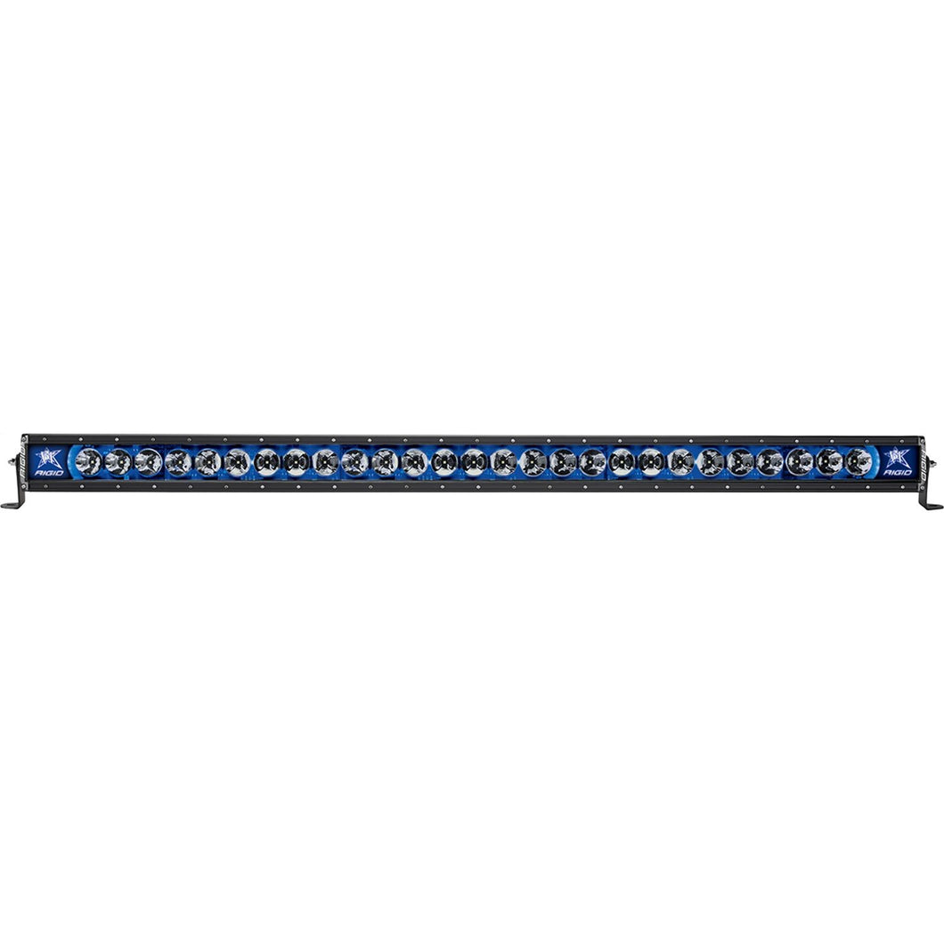RIGID Radiance Plus LED Light Bar Broad-Spot Optic 50 Inch With Blue Backlight