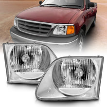 Load image into Gallery viewer, ANZO 111030 1997-2003 Ford F-150 Crystal Headlights Chrome