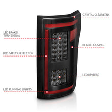 Load image into Gallery viewer, ANZO 311294 15-17 Ford F-150 LED Taillights - Smoke