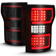 Load image into Gallery viewer, ANZO 311314 18-19 Ford F-150 LED Taillight Black Housing Clear Lens Red Light Bar W/Sequential