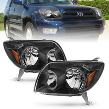 Load image into Gallery viewer, ANZO 111394 2003-2005 Toyota 4Runner Crystal Headlights Black