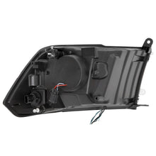 Load image into Gallery viewer, ANZO 111404 09-18 Dodge Ram 1500 Plank Style Projector Headlights Black w/ Halo