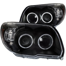 Load image into Gallery viewer, ANZO 111320 2006-2009 Toyota 4Runner Projector Headlights w/ Halo Black