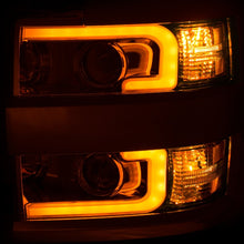 Load image into Gallery viewer, ANZO 111388 LED Headlights 17-18 Ford F-250 Super Duty Plank-Style L.E.D. Headlight Black (Pair)