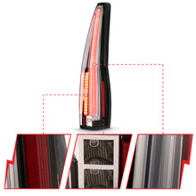 Load image into Gallery viewer, ANZO 311297 2007-2014 Chevrolet TahOE Led Taillights Red/Clear