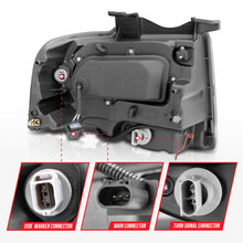 Load image into Gallery viewer, ANZO 111114 2007-2014 Ford Expedition Projector Headlights Chrome
