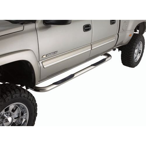 Smittybilt SURE STEPS - 3 in. SIDE BAR - STAINLESS STEEL TOYOTA 02-04 TACOMA DOUBLE CAB TN1130-S4S