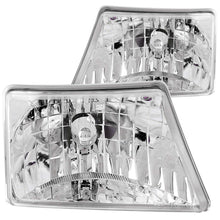 Load image into Gallery viewer, ANZO 111107 2007-2013 Chevrolet Silverado 1500 Projector Headlights w/ Halo Black