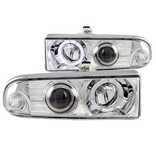 Load image into Gallery viewer, ANZO 111016 1998-2005 Chevrolet S-10 Projector Headlights w/ Halo Chrome