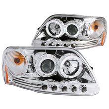 Load image into Gallery viewer, ANZO 111032 1997.5-2003 Ford F-150 Projector Headlights w/ Halo and LED Chrome 1pc