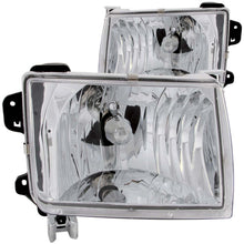 Load image into Gallery viewer, ANZO 111049 1998-2000 Nissan Frontier Crystal Headlights Chrome