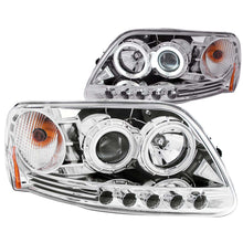 Load image into Gallery viewer, ANZO 111054 1997.5-2003 Ford F-150 Projector Headlights w/ Halo Chrome 1pc