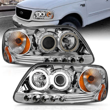 Load image into Gallery viewer, ANZO 111054 1997.5-2003 Ford F-150 Projector Headlights w/ Halo Chrome 1pc
