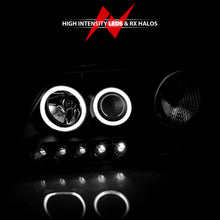 Load image into Gallery viewer, ANZO 111097 1997-2003 Ford F-150 Projector Headlights w/ Halo Black (CCFL)