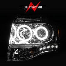Load image into Gallery viewer, ANZO 111114 2007-2014 Ford Expedition Projector Headlights Chrome