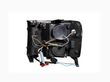 Load image into Gallery viewer, ANZO 111125 2007-2013 Gmc Sierra 1500 Projector Headlights w/ Halo Black