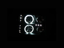 Load image into Gallery viewer, ANZO 111125 2007-2013 Gmc Sierra 1500 Projector Headlights w/ Halo Black
