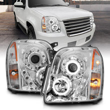 Load image into Gallery viewer, ANZO 111147 2007-2014 Gmc Yukon Projector Headlights w/ Halo Chrome (CCFL)