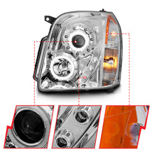 Load image into Gallery viewer, ANZO 111147 2007-2014 Gmc Yukon Projector Headlights w/ Halo Chrome (CCFL)