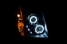 Load image into Gallery viewer, ANZO 111148 2007-2014 Gmc Yukon Projector Headlights w/ Halo Black (CCFL)