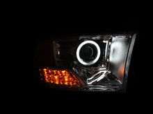 Load image into Gallery viewer, ANZO 111160 2009-2016 Dodge Ram 1500 Projector Headlights w/ Halo Chrome (CCFL)