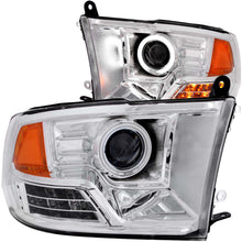 Load image into Gallery viewer, ANZO 111160 2009-2016 Dodge Ram 1500 Projector Headlights w/ Halo Chrome (CCFL)