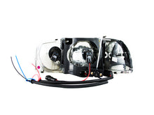 Load image into Gallery viewer, ANZO 111208 1999-2006 Gmc Sierra 1500 Crystal Headlights w/ Halo and LED Chrome