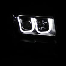 Load image into Gallery viewer, ANZO 111263 2009-2014 Ford F-150 Projector Headlights w/ U-Bar Black