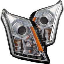 Load image into Gallery viewer, ANZO 111307 2010-2015 Cadillac Srx Projector Headlights w/ Plank Style Design Chrome