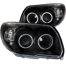 Load image into Gallery viewer, ANZO 111320 2006-2009 Toyota 4Runner Projector Headlights w/ Halo Black