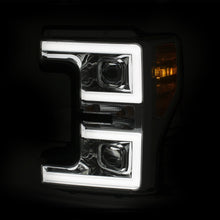 Load image into Gallery viewer, ANZO 111389 LED Headlights 17-18 Ford F-250 Super Duty Plank-Style L.E.D. Headlight Chrome (Pair)