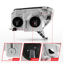 Load image into Gallery viewer, ANZO 111394 2003-2005 Toyota 4Runner Crystal Headlights Black