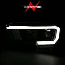 Load image into Gallery viewer, ANZO 111396 2016-2017 Toyota Tacoma Projector Headlights w/ Plank Style Switchback Black w/ Amber