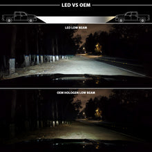 Load image into Gallery viewer, ANZO 111421 16-18 Chevrolet Silverado 1500 LED Projector Headlights w/Plank Style Switchback Chrome w/Amber