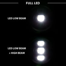 Load image into Gallery viewer, ANZO 111466 2018-2019 Jeep Wrangler Full Led Projector H.L Black
