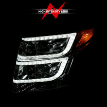 Load image into Gallery viewer, ANZO 111493 2015-2020 Chevy Tahoe Projector Headlights Plank Style Chrome w/DRL