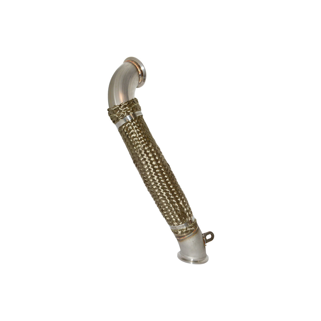 SS Downpipe T4 series Long Length use with spacer block